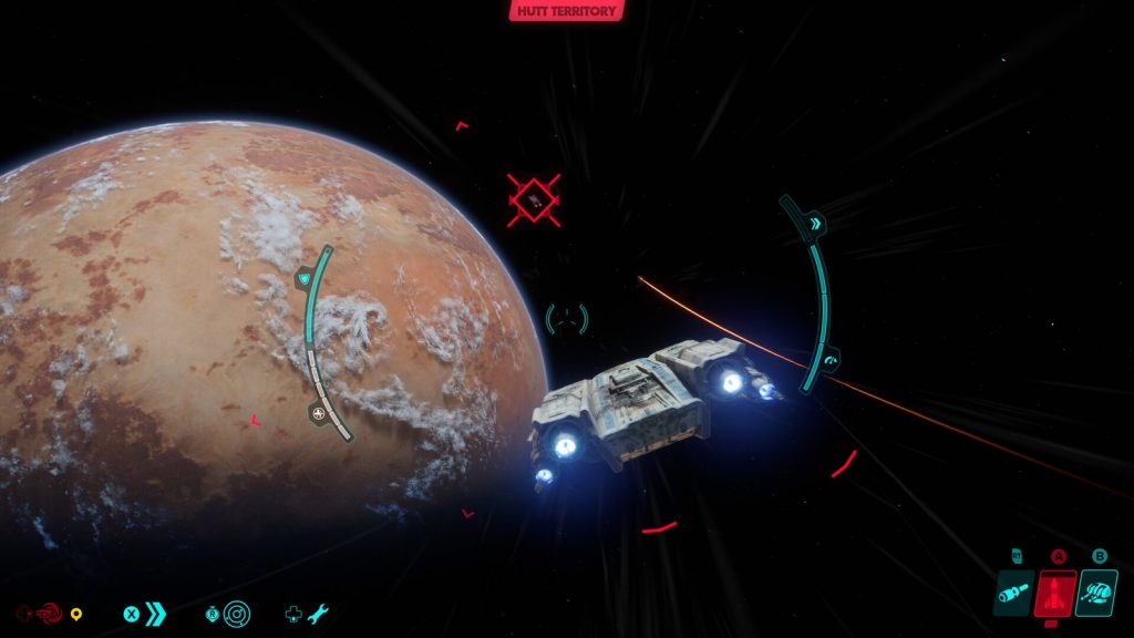 Screenshot from Star Wars Outlaws showing open-world exploration
