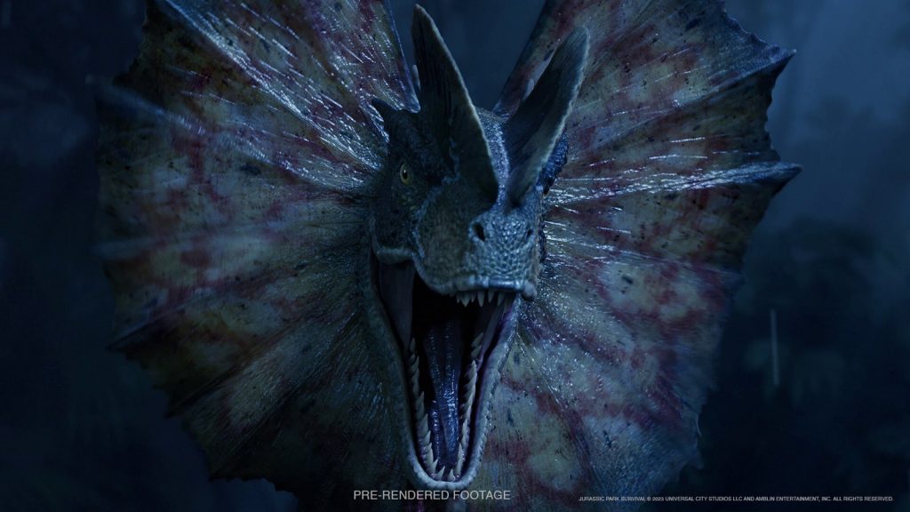 Screenshot from Jurassic Park: Survival set on Isla Nublar